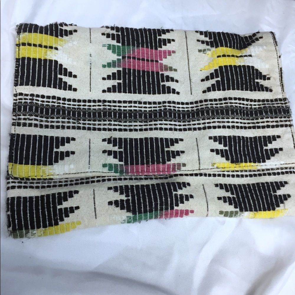 Avani Clutch Purse, Cloth Aztec Style Purse - Picture 3 of 8